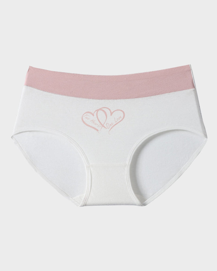 Culotte Coton Doux Imprime Coeurs - Lot de 6