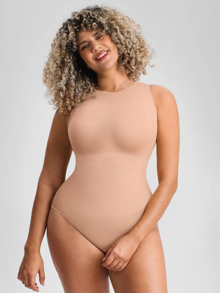 Body Gainant Col Rond Sans Manches