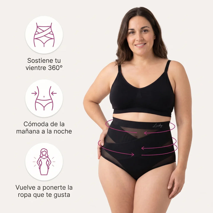 Culotte Gainante Taille Haute · Spécial Post-Partum