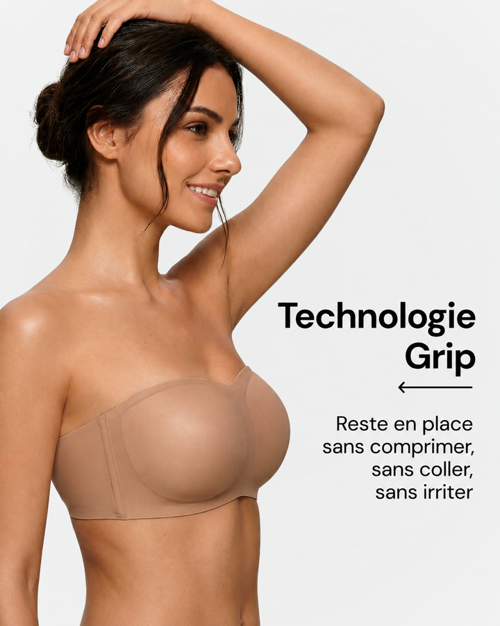 Soutien-gorge Bandeau Invisible Antiderapant