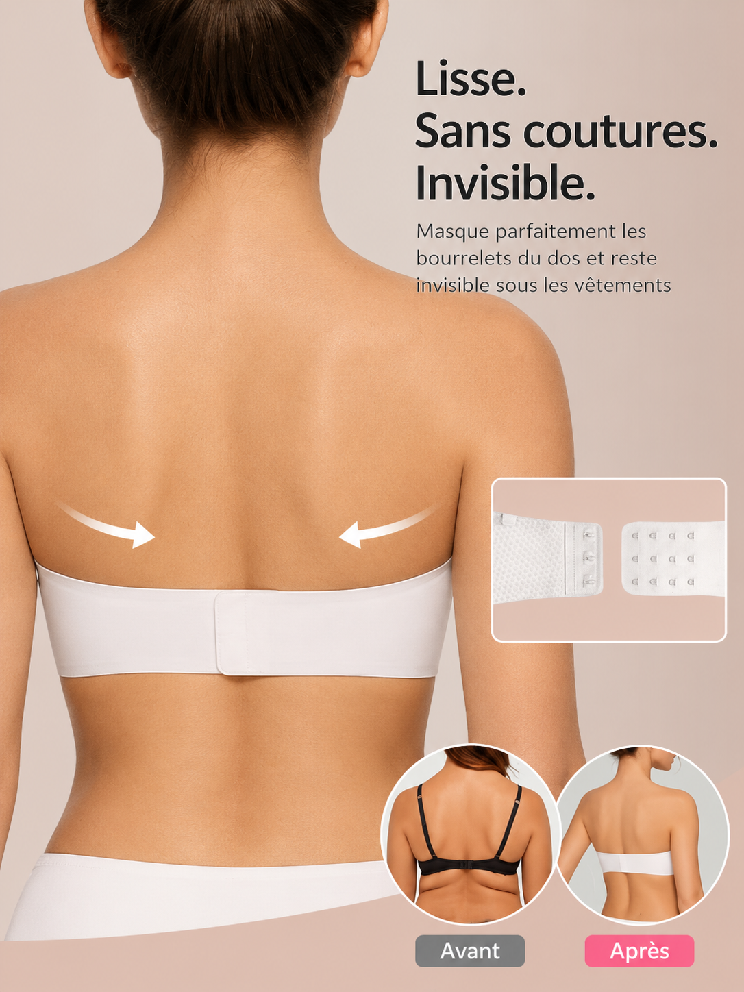 Soutien-gorge Bandeau Sans Armatures